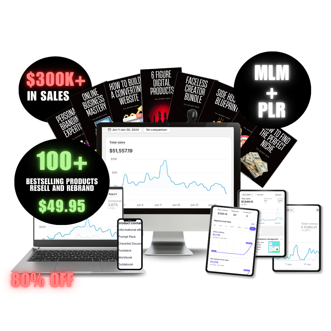 6 Figure Digital Product Mega Bundle